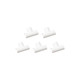 Micro+ PVC Raceway Equal Tee Clip, White, 5-Pack - US/FLET2010W-5PK Micro+ PVC Raceway Equal Tee Clip, White, 5-Pack - US/FLET2010W-5PK
